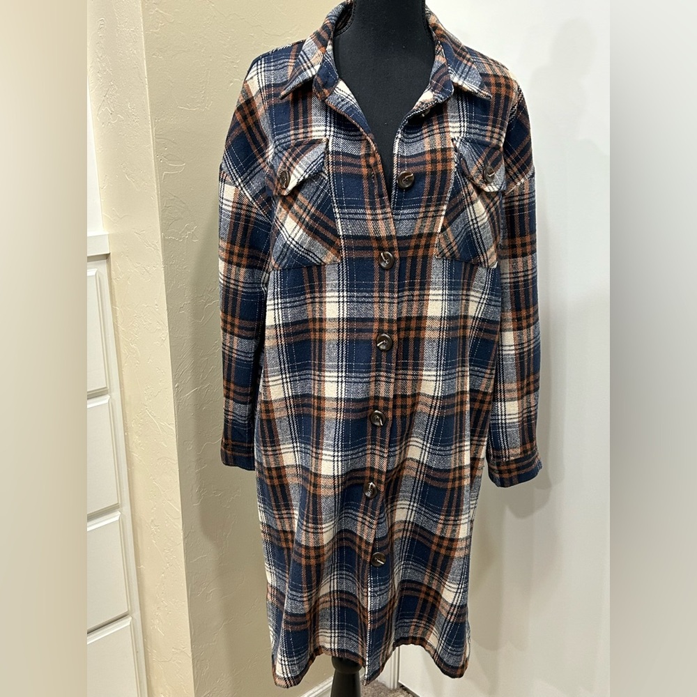 Sadie & sage long jacket/dress- size Medium